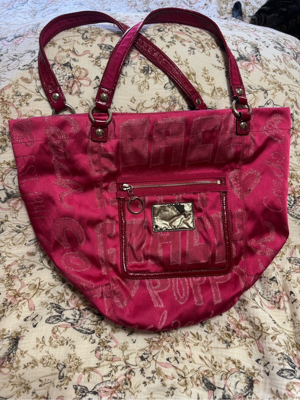 Coach Poppy Pink Bella Tote